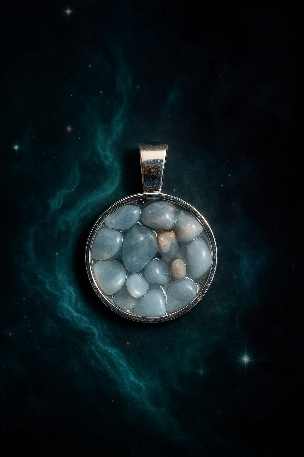 Colgante de Azulita – Calma, Claridad y Armonía Interior