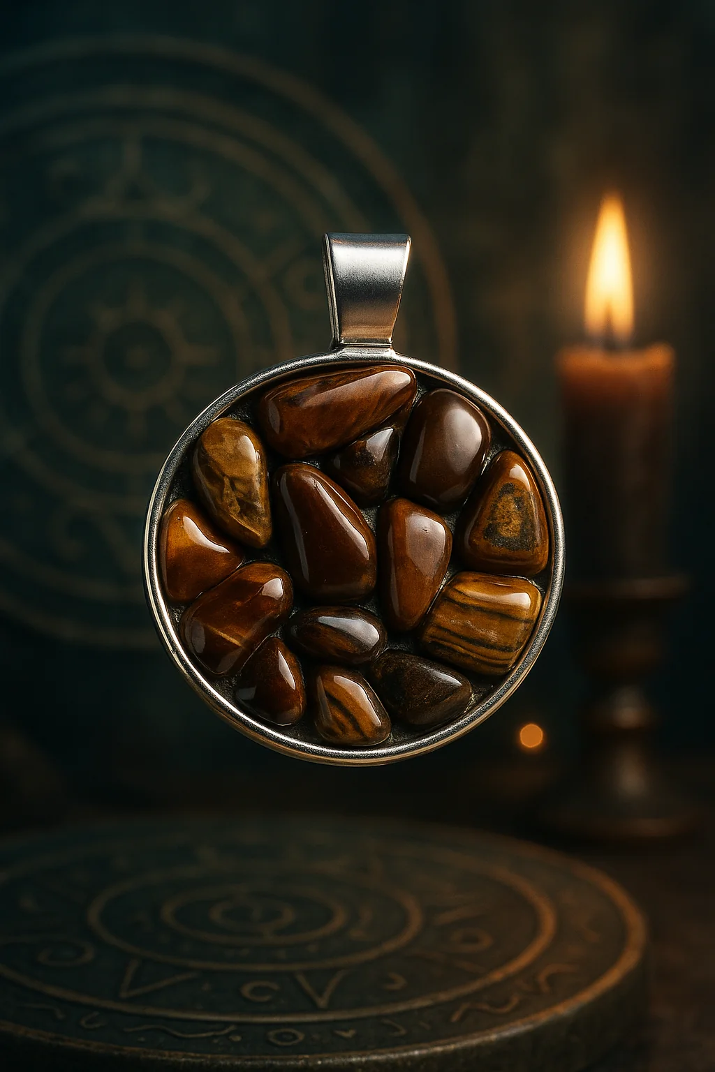 Colgante de Ojo de Tigre – Protección, Energía y Confianza Interior